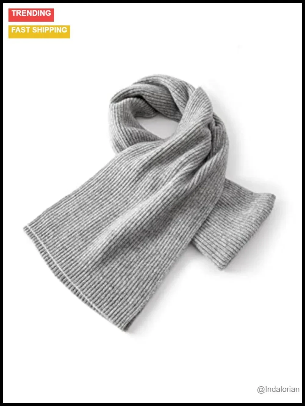 100% Cashmere Scarf Luxury Lightweight Wrap with Gift Box